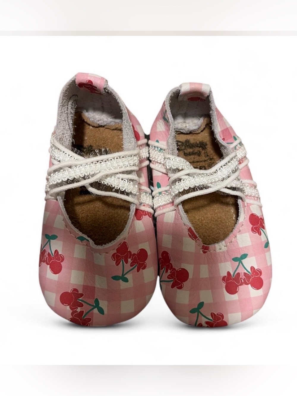 Freshly picked -Cherry Minnie Print Mary Jane Shoes